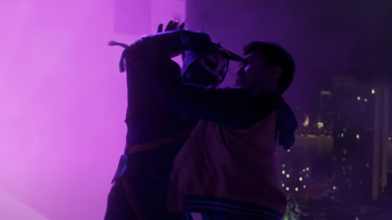Andy Le and Simu Liu in Shang-Chi and the Legend of the Ten Rings