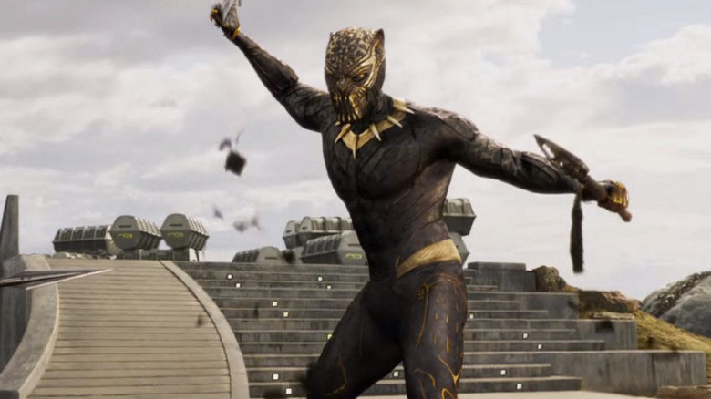 Michael B. Jordan as Killmonger in Black Panther