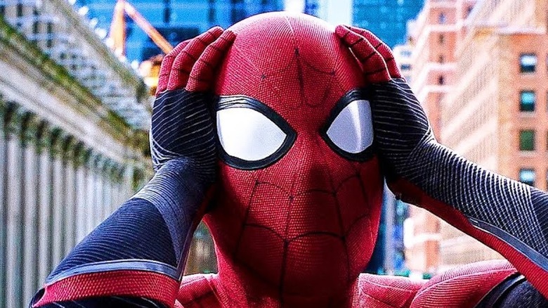 Spider-man Looking Upset