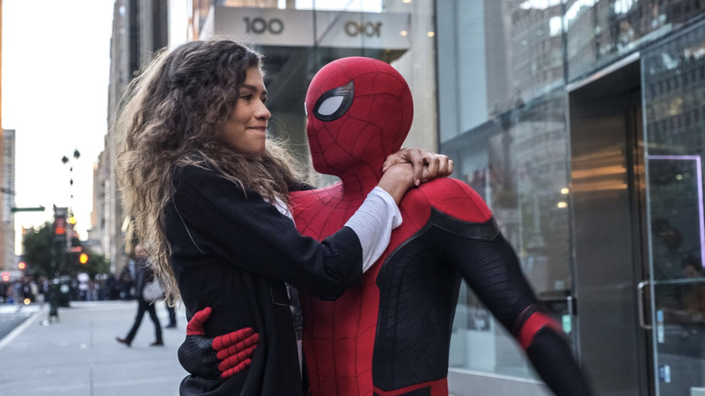 Zendaya and Tom Holland in Spider-Man: Far From Home