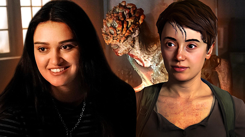 Ariela Barer with an Infected and Mel from The Last of Us Part II