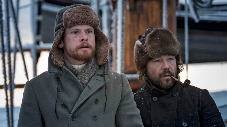 Jack O'Connell and Stephen Graham in The North Water