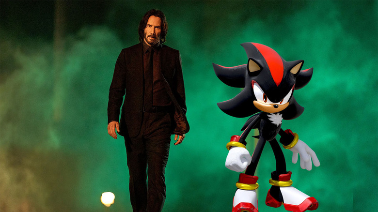Keanu Reeves and Shadow