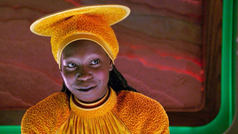 Whoopi Goldberg as Guinan in "Star Trek: The Next Generation"