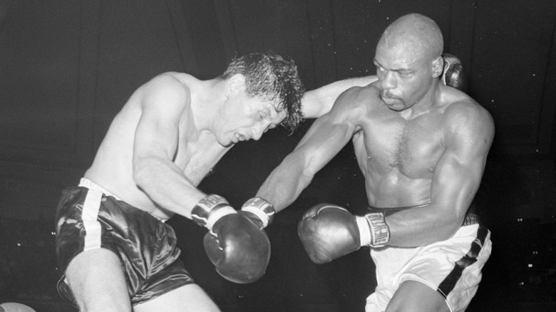 Joey Giardello and Rubin Carter fight for the middleweight title in 1964