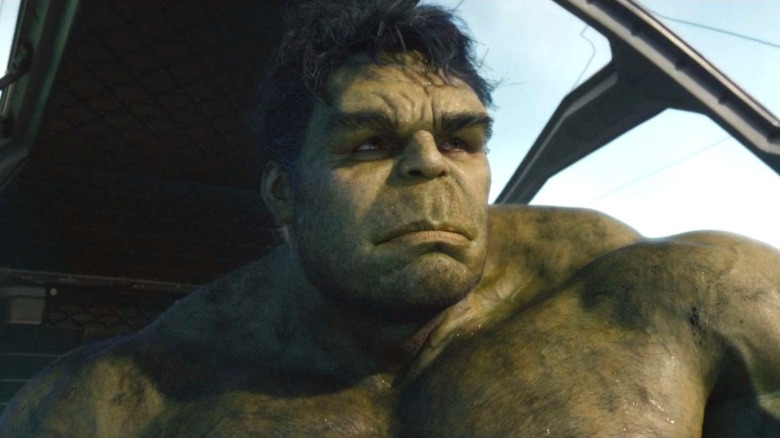 Thor: Love and Thunder, the Hulk in an aircraft