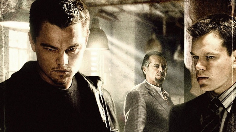 The Departed Jack Nicholson Leonardo DiCaprio Matt Damon