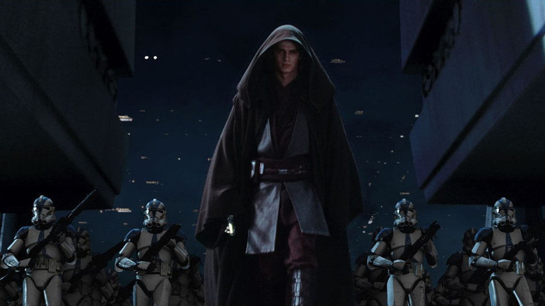 Anakin attacks the Jedi Temple in Star Wars: Revenge of the Sith