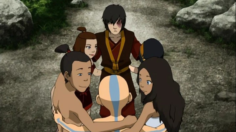 The heroes of Avatar: The Last Airbender
