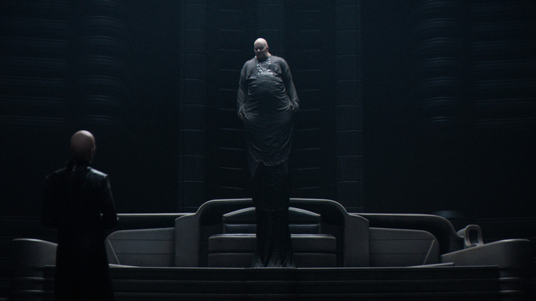 Baron Harkonen swims in Dune (2021)