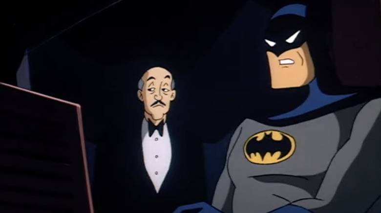 Batman Animated Series Alfred Batcave