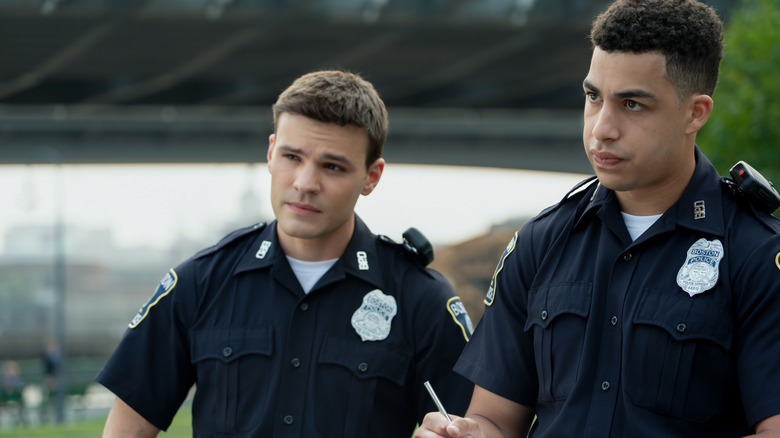 Mika Amonsen's Sean Reagan stands next to Marcus Scribner's Jonah Silver in Boston Blue.jpg