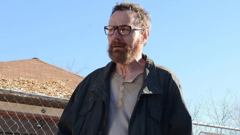 Bryan Cranston as Walter White looking grizzled in Breaking Bad