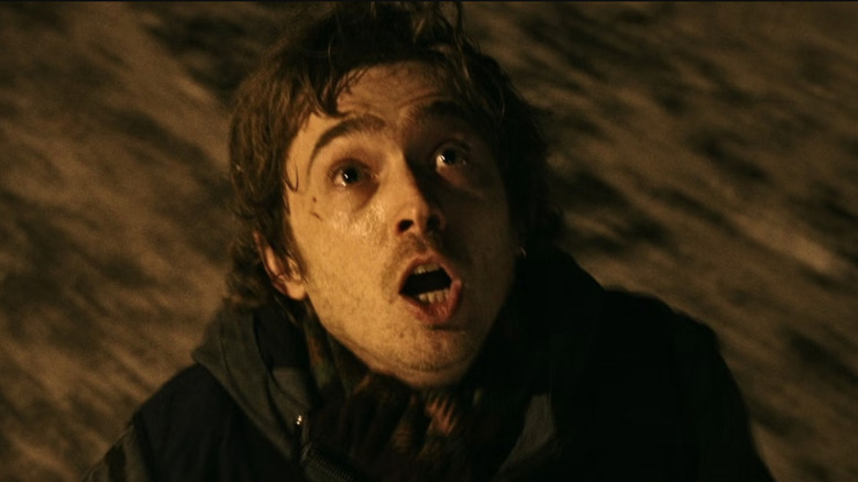 Austin Abrams runs for his life as Bryan in Resident Evil