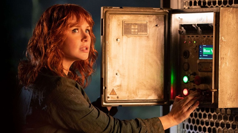 Claire played by Bryce Dallas Howard in Jurassic World Dominion