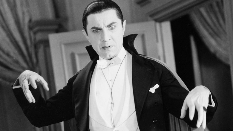 Bela Lugosi Dracula pointing