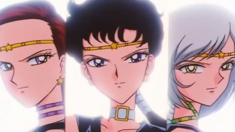 Close-up of the Sailor Starlights 