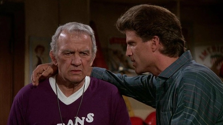 Nick Colasanto and Ted Danson on Cheers