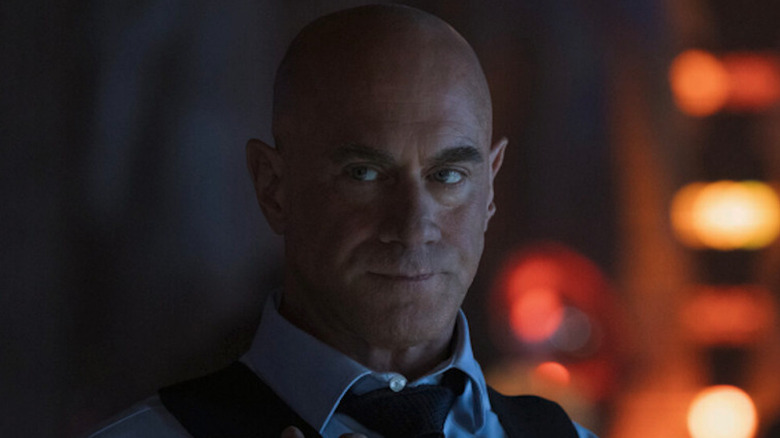 Elliot Stabler looking deep in thought on "Law & Order: Organized Crime"