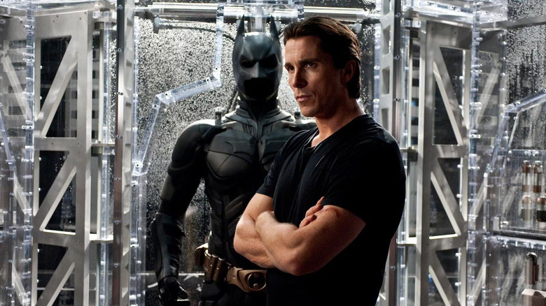 Bruce Wayne feels the mantle of Batman looming over him in The Dark Knight Rises
