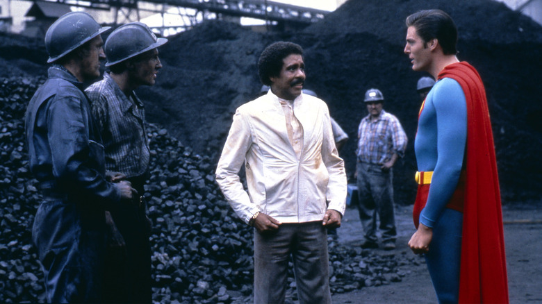 Christopher Reeve and Richard Pryor in Superman III