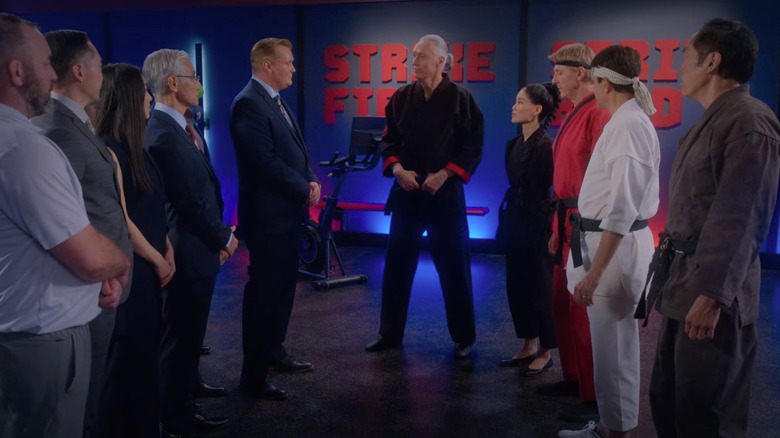 Delegation from the Sekai Taikai in Cobra Kai season 5