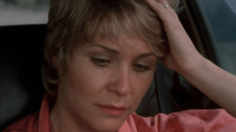 Donna Trenton trapped in a car in Cujo
