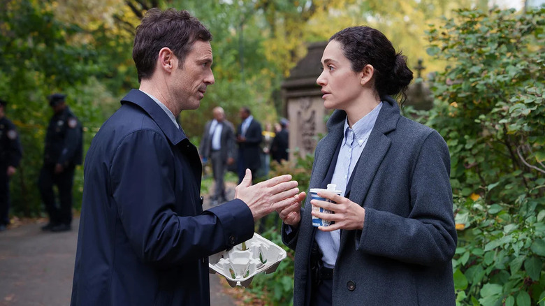Danny in a park talking to Alice in Furious