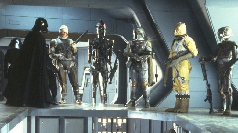 Empire Strikes Back bounty hunter lineup 