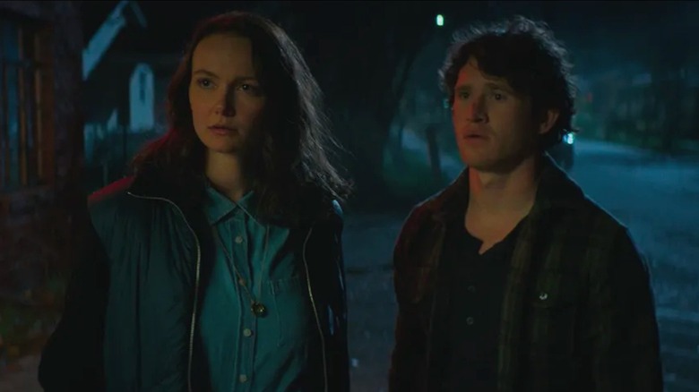 Andi Matichak and Rohan Campbell in Halloween Ends