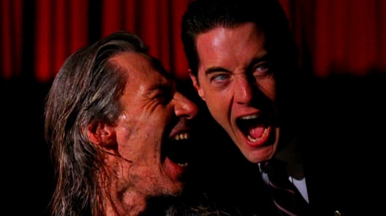 Cooper and Bob in the Red Room