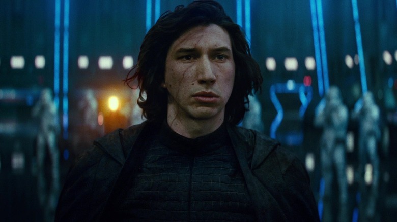 Kylo Ren broods for a moment in Star Wars: The Rise of Skywalker