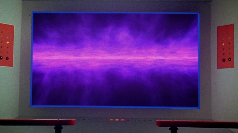 The Galactic Barrier on a viewscreen on Star Trek
