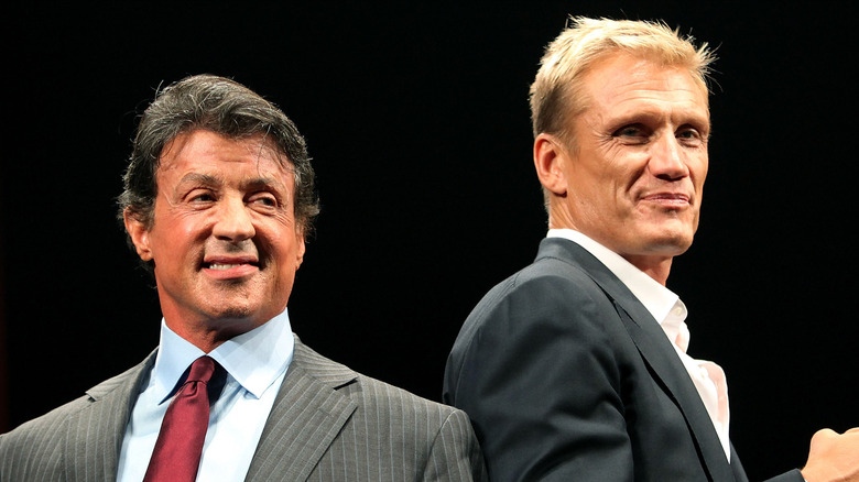 Stallone and Lundgren