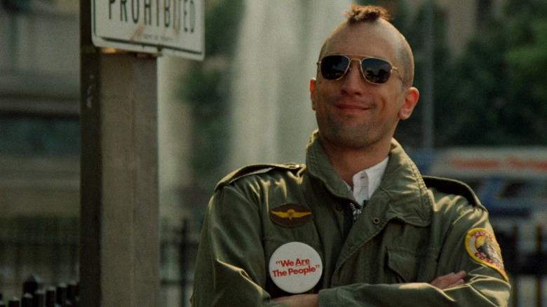 Travis Bickle with a mohawk in Taxi Driver