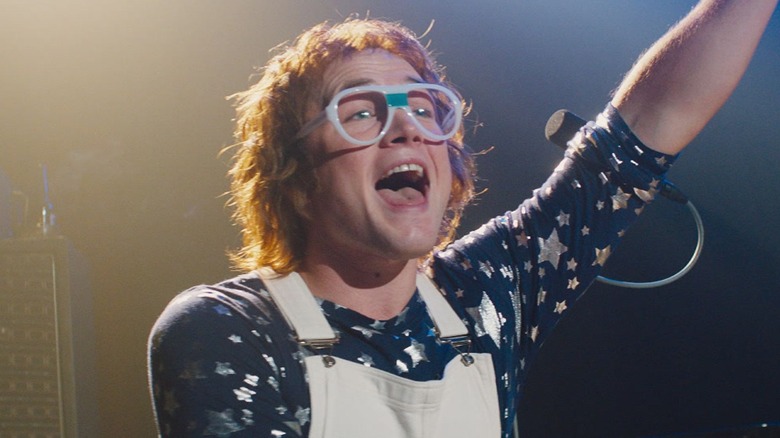 Taron Egerton as Elton John in "Rocketman"