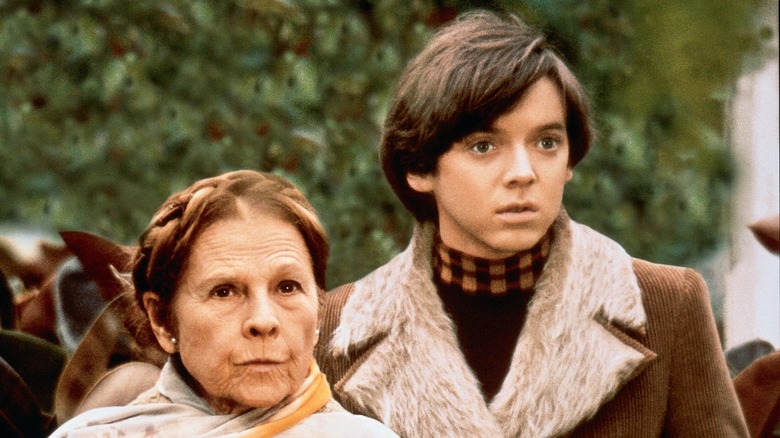 Ruth Gordon and Bud Cort as the titular duo in Hal Ashby's "Harold and Maude"