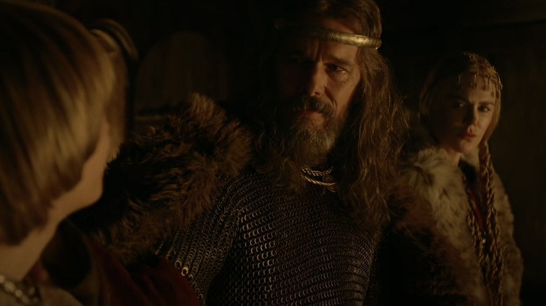 Ethan Hawke and Nicole Kidman in The Northman