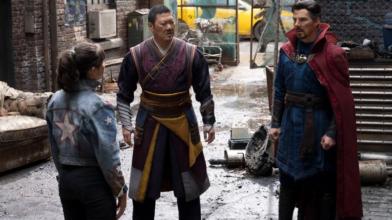 Wong America and Doctor Strange in Multiverse of Madness
