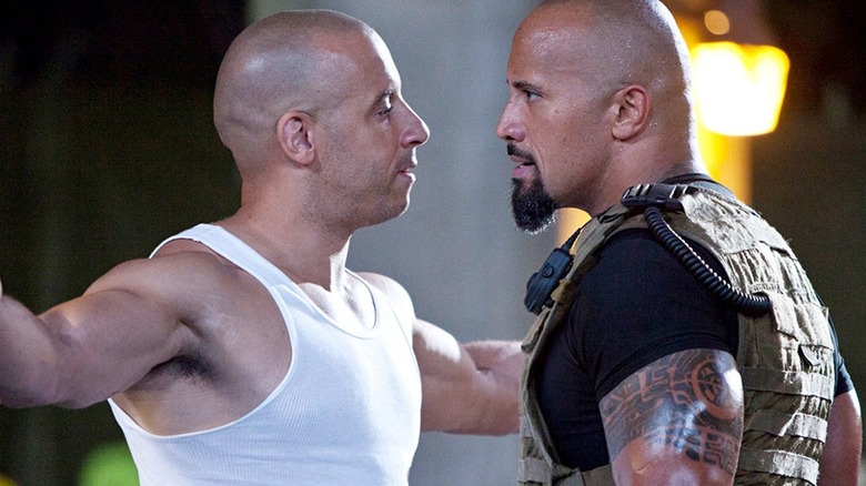Fast Five Vin Diesel Dwayne Johnson