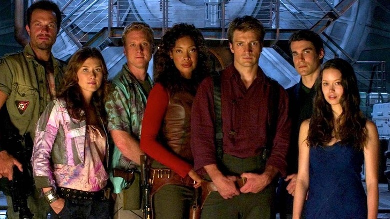 The full cast of Firefly