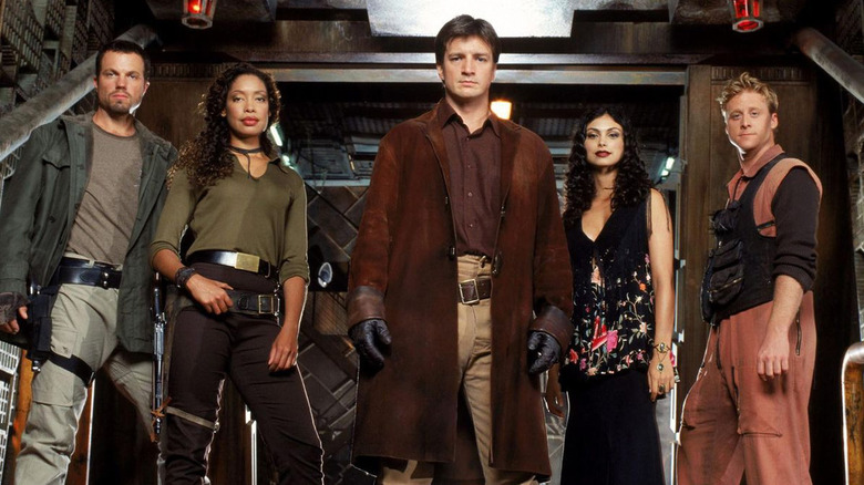 Nathan Fillion leads the cast of Firefly