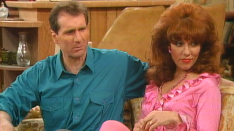 Ed O'Neill and Katey Sagal in Married... With Children