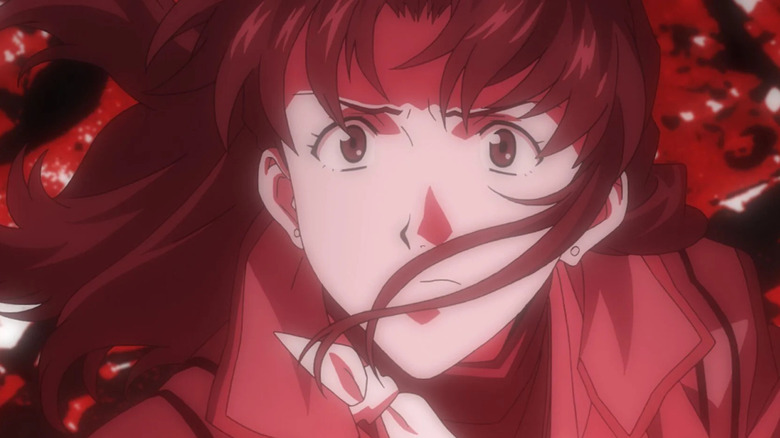 Evangelion 2.0 Misato during Third Impact