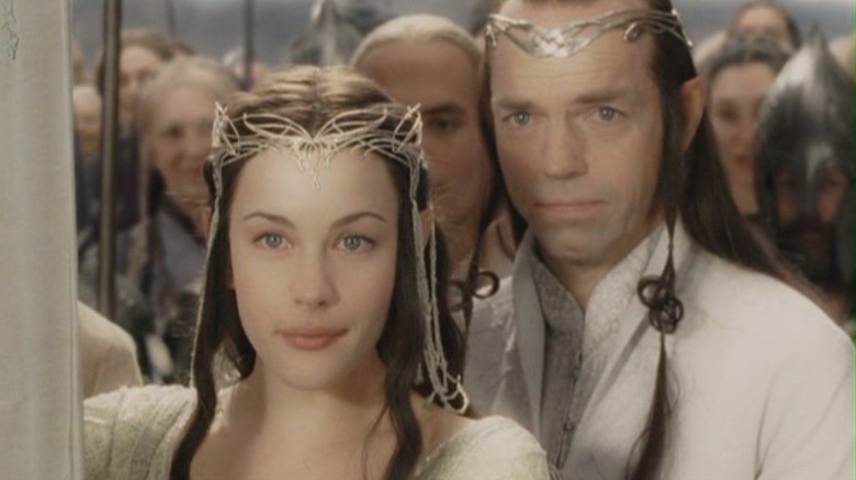 Arwen and Elrond in The Return of the King
