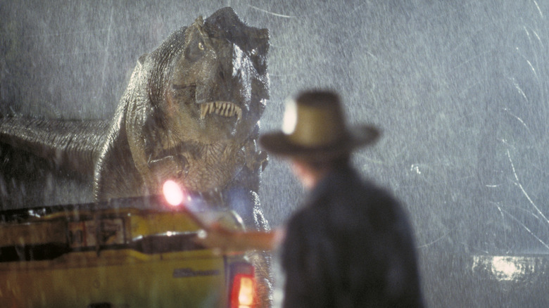 Jurassic Park 1993 T-rex 