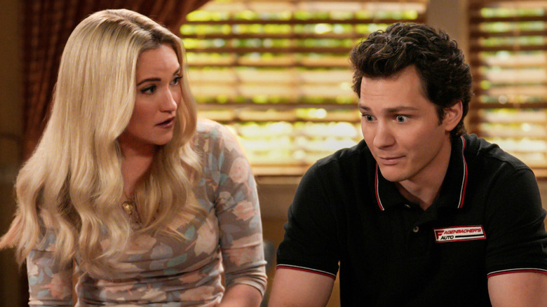 Mandy looks at Georgi "The first marriage is George and Mandy"
