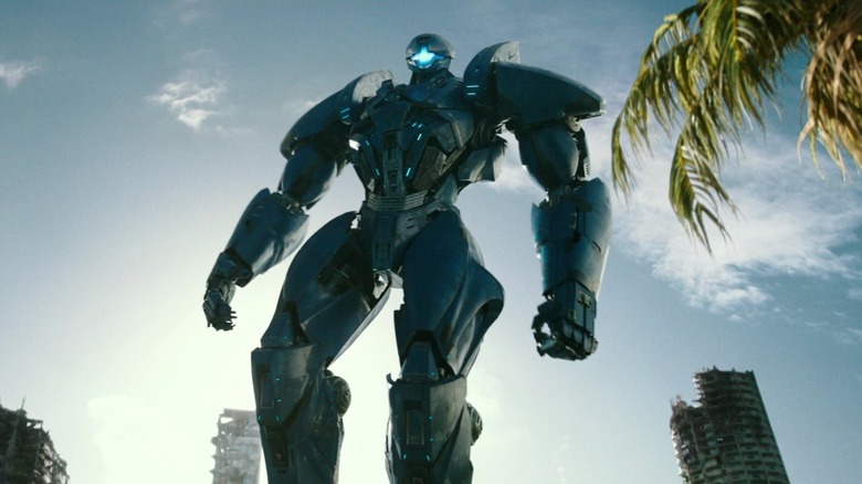 A giant blue robot from Pacific Rim: Uprising