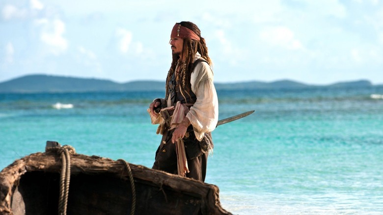 Jack Sparrow in Pirates of the Caribbean