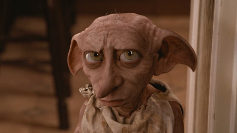 Dobby staring Harry down in Harry Potter and the Chamber of Secrets
